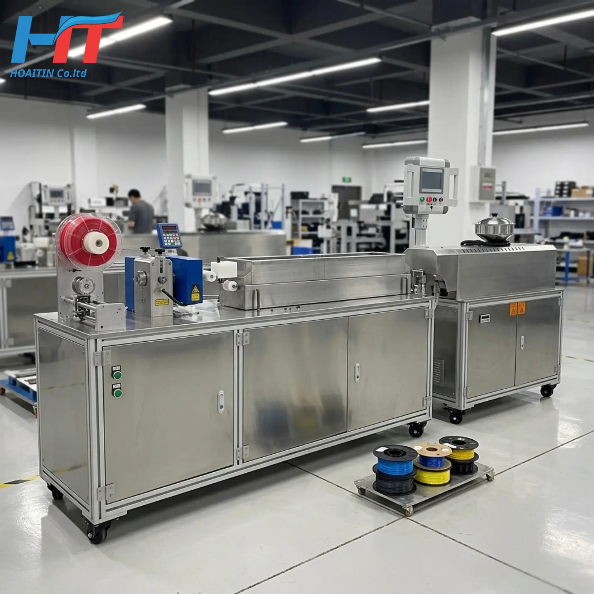 Dây chuyền đùn sợi in 3D thử nghiệm add